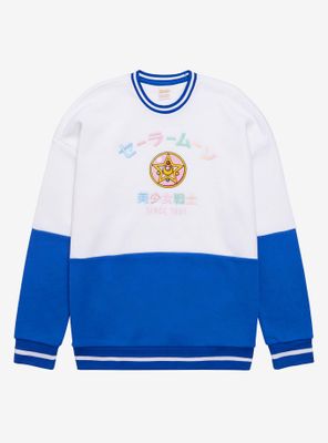 Pretty Guardian Sailor Moon Crystal Star Compact Panel Crewneck - BoxLunch Exclusive