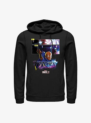 Marvel What If...? I Am The Watcher Panels Hoodie