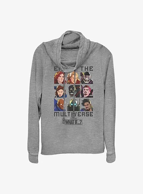 Marvel What If...? Enter The Multiverse Cowlneck Long-Sleeve Girls Top