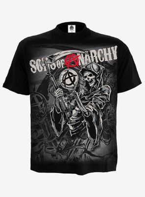 Sons Of Anarchy Reaper Montage T-Shirt
