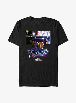 Marvel What If...? I Am The Watcher Panels T-Shirt