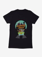 Scooby-Doo Halloween Scooby And The Gang Mysteries Of Haunted House Mystery Machine Womens T-Shirt