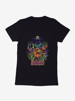 Scooby-Doo Spooky Monsters Shaggy And Scooby Womens T-Shirt