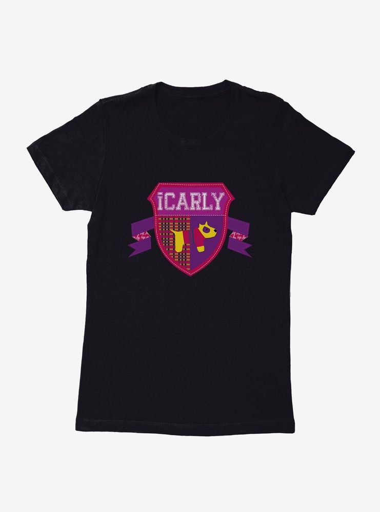 iCarly Plaid Dog Shield Womens T-Shirt