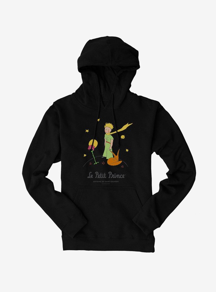 The Little Prince Fox And Rose Hoodie