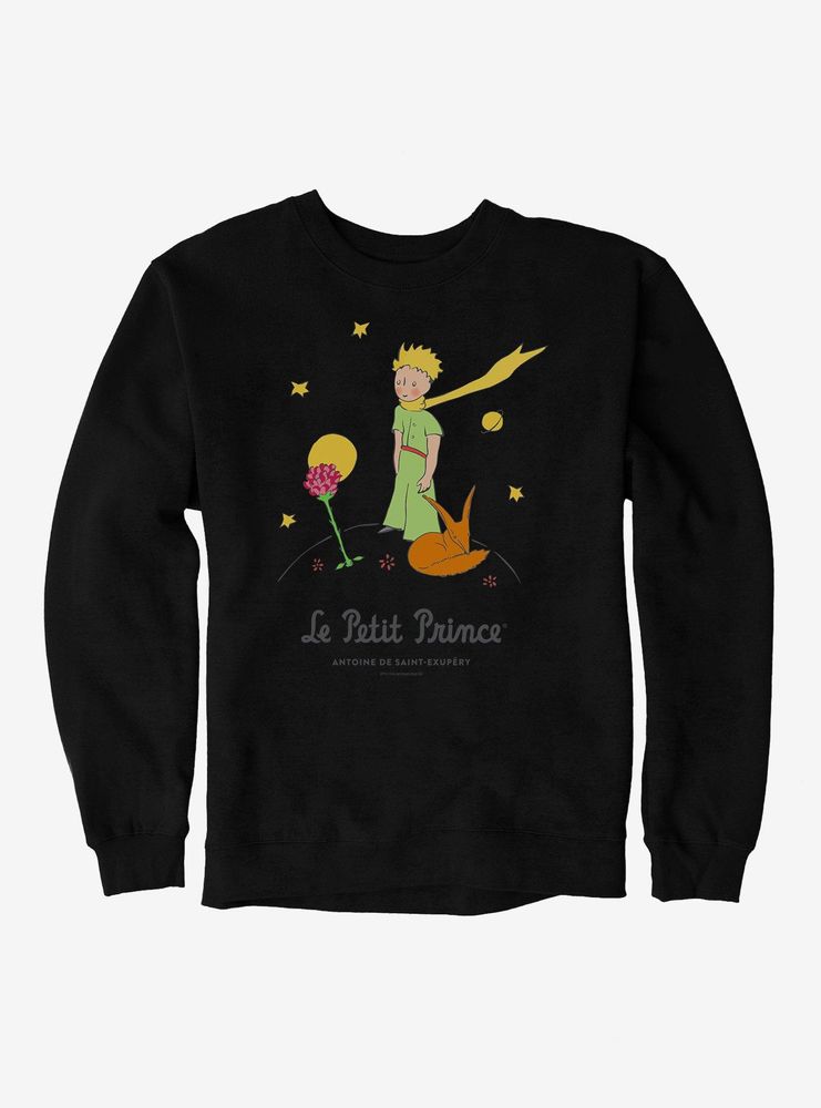 The Little Prince Fox And Rose Sweatshirt