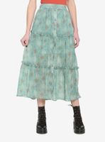 Outlander Tiered Midi Skirt