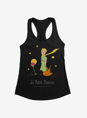 The Little Prince Fox And Rose Womens Tank Top