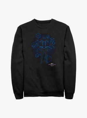 Marvel Spider-Man: No Way Home Blue Print Ready Sweatshirt