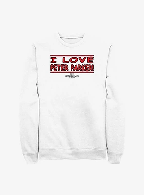 Marvel Spider-Man: No Way Home Love Peter Parker Sweatshirt