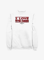Marvel Spider-Man: No Way Home Love Peter Parker Sweatshirt