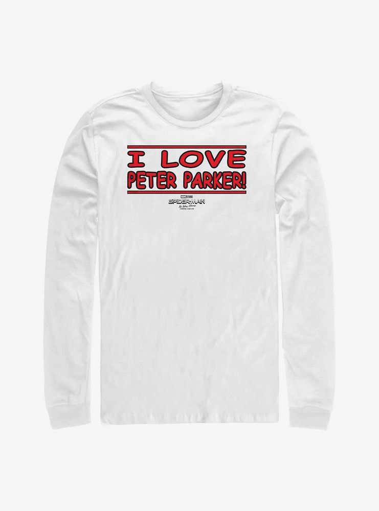 Marvel Spider-Man: No Way Home Love Peter Parker Long-Sleeve T-Shirt