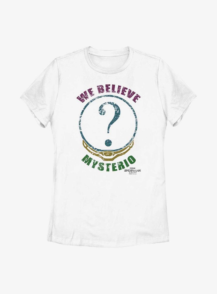 Marvel Spider-Man: No Way Home Believe Mysterio Womens T-Shirt