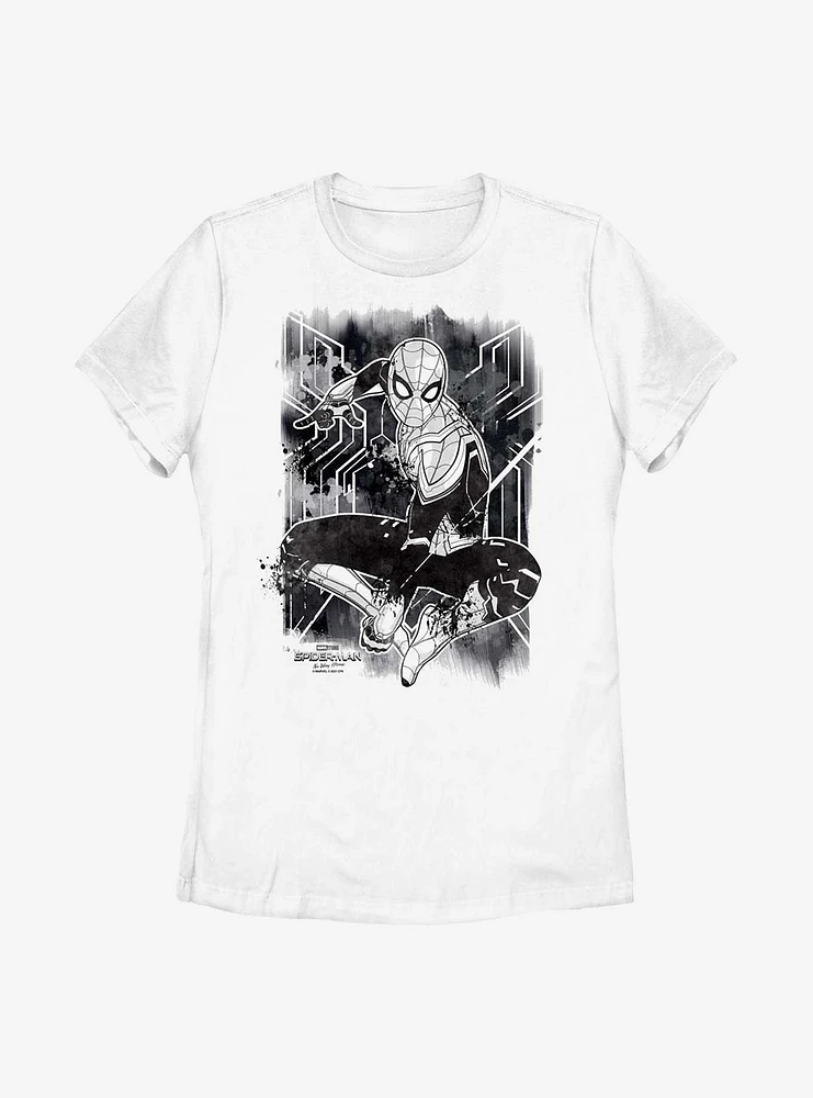 Marvel Spider-Man: No Way Home Spider Inked Womens T-Shirt
