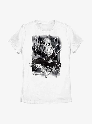Marvel Spider-Man: No Way Home Spider Inked Womens T-Shirt