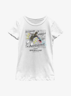 Marvel Spider-Man: No Way Home Science Magic Youth Girls T-Shirt