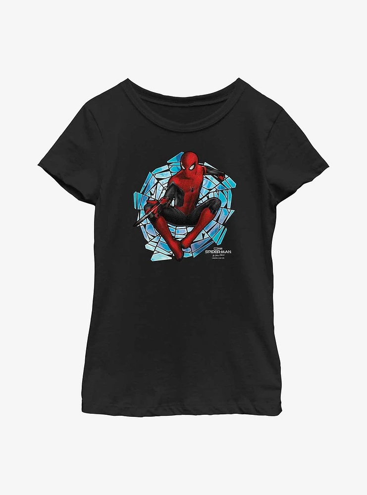 Marvel Spider-Man: No Way Home Spinning Webs Youth Girls T-Shirt