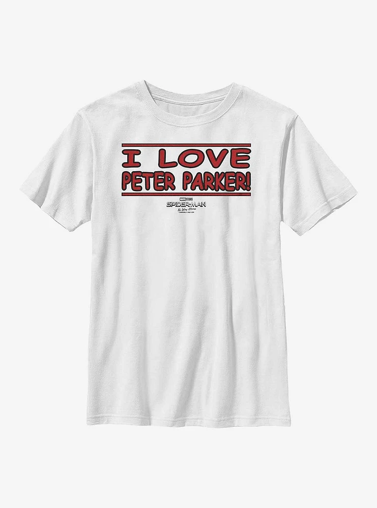 Marvel Spider-Man: No Way Home Love Peter Parker Youth T-Shirt
