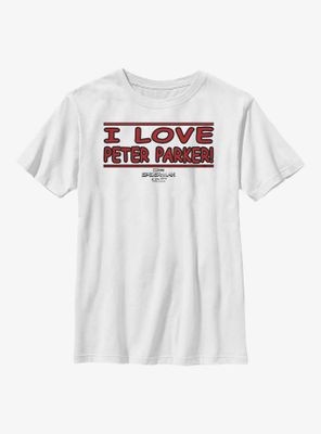 Marvel Spider-Man: No Way Home Love Peter Parker Youth T-Shirt