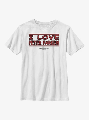 Marvel Spider-Man: No Way Home Love Peter Parker Youth T-Shirt