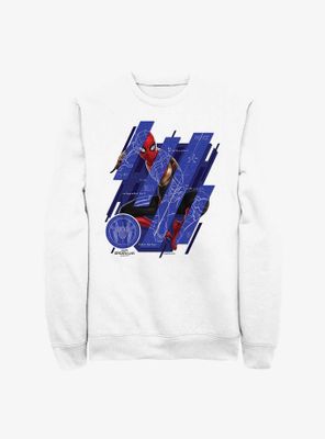 Marvel Spider-Man: No Way Home Schematic Panels Sweatshirt