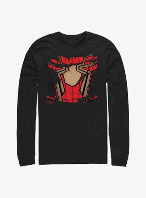 Marvel Spider-Man: No Way Home Iron Spider Costume Long-Sleeve T-Shirt
