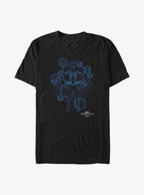 Marvel Spider-Man: No Way Home Blue Print Ready T-Shirt