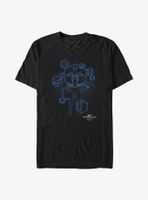 Marvel Spider-Man: No Way Home Blue Print Ready T-Shirt