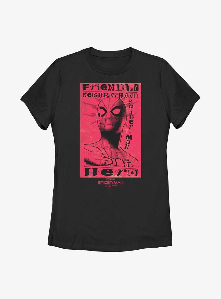 Marvel Spider-Man: No Way Home Friendly Hero Womens T-Shirt