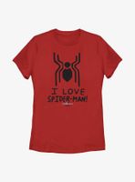 Marvel Spider-Man: No Way Home Spider Love Womens T-Shirt