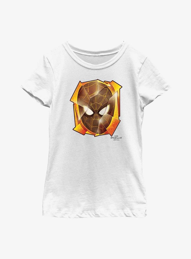 Marvel Spider-Man: No Way Home Mask Pieces Youth Girls T-Shirt