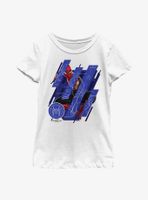 Marvel Spider-Man: No Way Home Schematic Panels Youth Girls T-Shirt