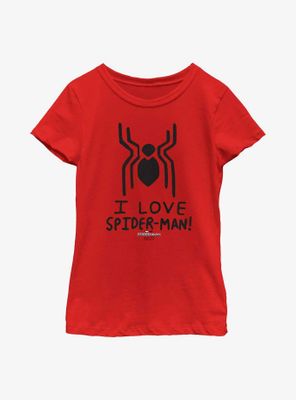 Marvel Spider-Man: No Way Home Spider Love Youth Girls T-Shirt
