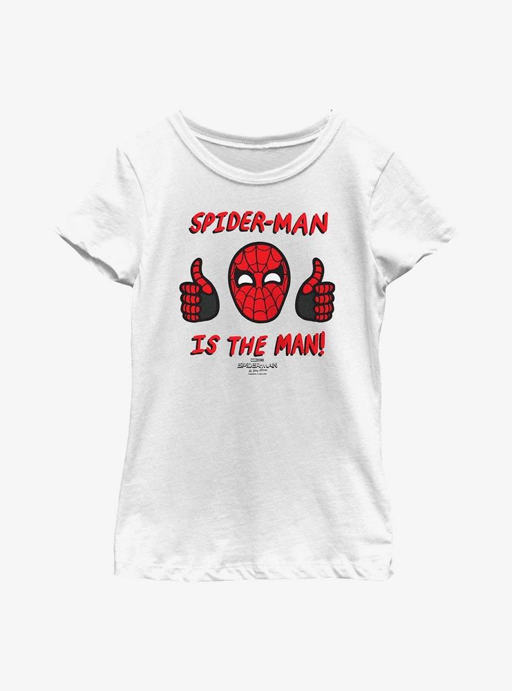 Marvel Spider-Man: No Way Home Spidey The Man Youth Girls T-Shirt