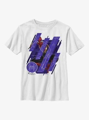Marvel Spider-Man: No Way Home Schematic Panels Youth T-Shirt