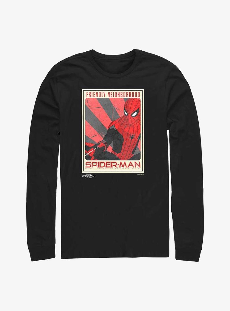 Marvel Spider-Man: No Way Home The Friendly Spider Long-Sleeve T-Shirt