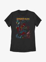 Marvel Spider-Man: No Way Home Slinging Cover Womens T-Shirt
