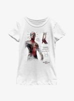 Marvel Spider-Man: No Way Home Paper Spidey Youth Girls T-Shirt