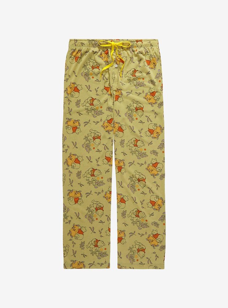 Disney Winnie the Pooh & Piglet Forest Allover Print Sleep Pants - BoxLunch Exclusive