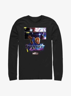 Marvel What If...? I Am The Watcher Panels Long-Sleeve T-Shirt