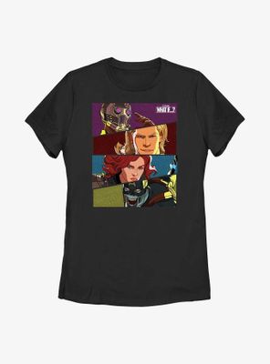 Marvel What If...? Hero Boxes Womens T-Shirt