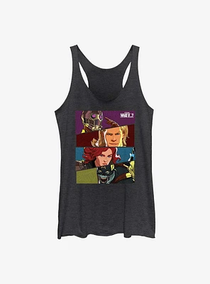 Marvel What If...? Hero Boxes Womens Tank Top