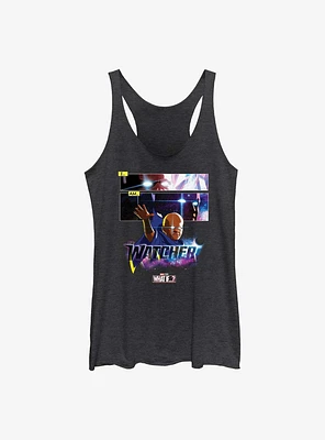 Marvel What If...? I Am The Watcher Panels Womens Tank Top