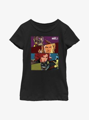 Marvel What If...? Hero Boxes Youth Girls T-Shirt