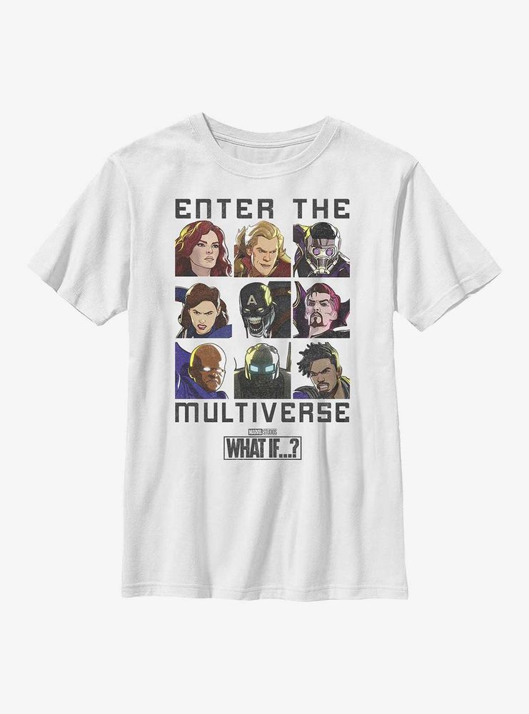 Marvel What If...? Enter The Multiverse Youth T-Shirt