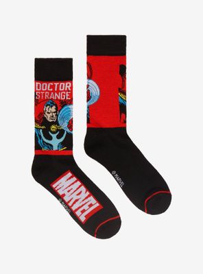 Marvel Doctor Strange Comic Book Crew Socks