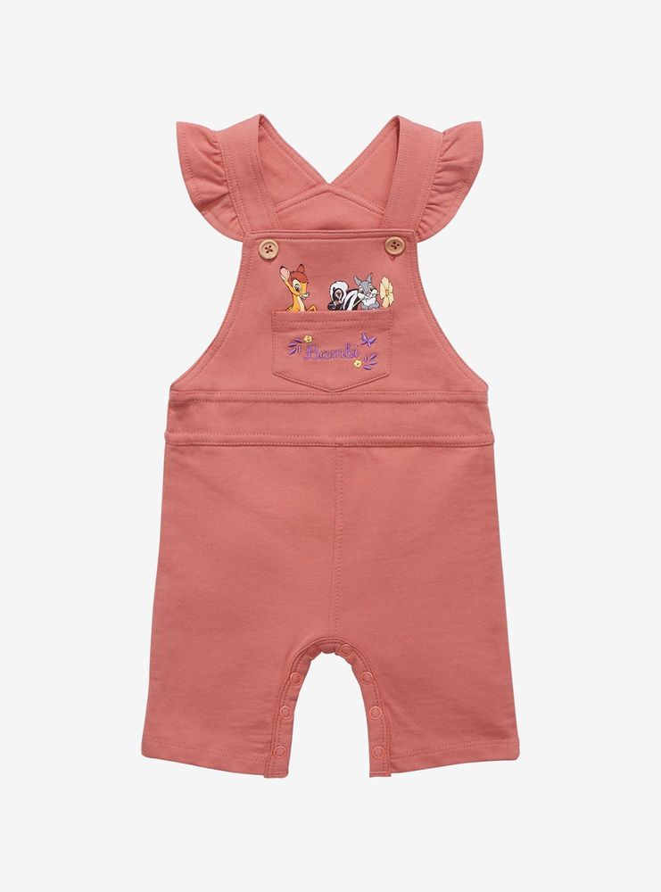 Disney Bambi Floral Infant Ruffle Overalls - BoxLunch Exclusive