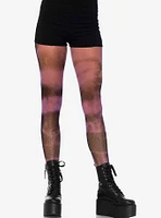 Fishnet Tie Dye Tights