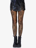 Occult Symbol Net Tights