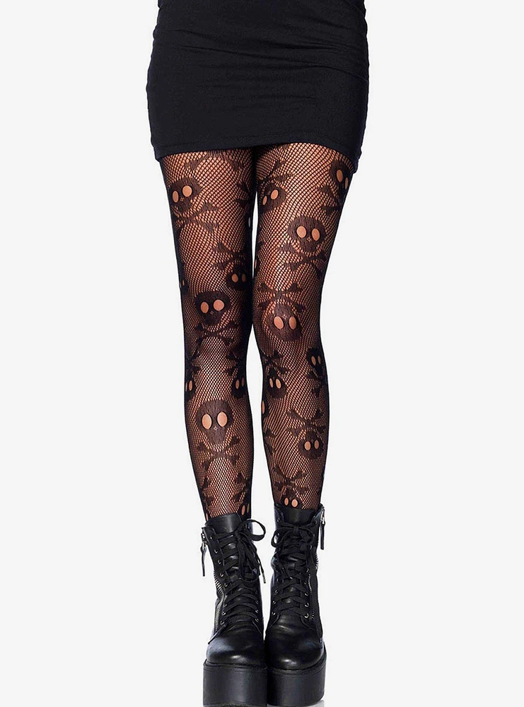 Pirate Booty Skull Tights